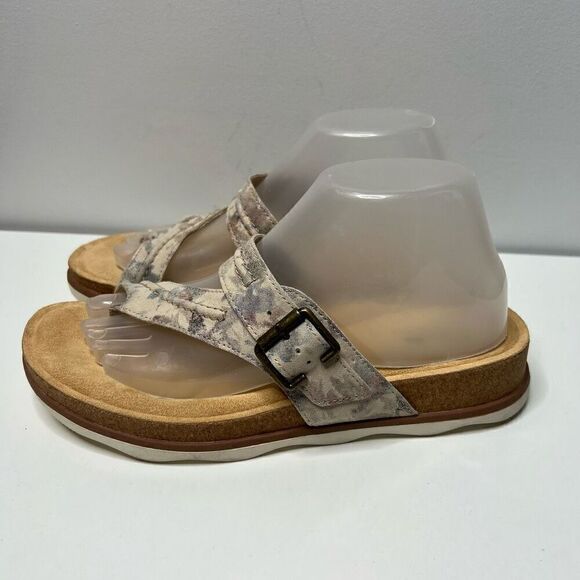 Clarks Collection Sandals Womens Size 10 Cushion Sole Brynn Madi Sand Beige - Picture 3 of 8
